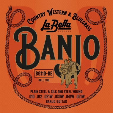 LaBella L-BG110-BE zestaw strun do banjo