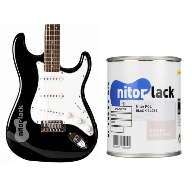 NitorLACK N260702108 lakier nitrocelulozowy black gloss - 500ml